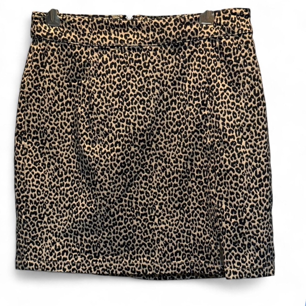 Skirt Garage Leopard Print Mini Skirt Sz P/S waist 26 L 30